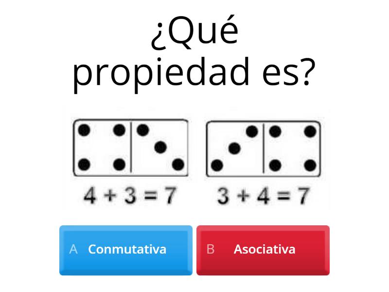 ¿Propiedad Conmutativa O Propiedad Asociativa? - Quiz