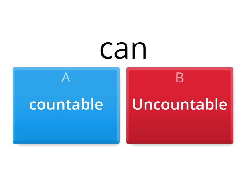 Countable And Uncountable - Cuestionario