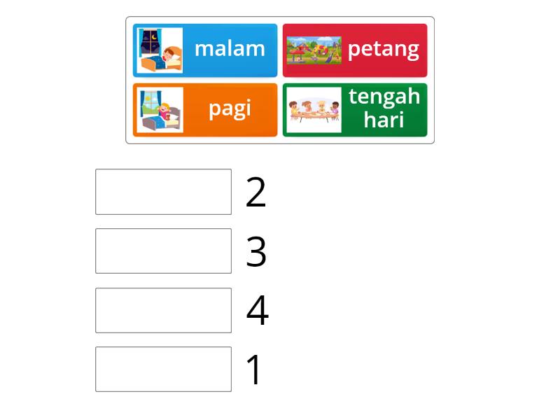 MENYUSUN PERISTIWA MENGIKUT TURUTAN WAKTU - Match up