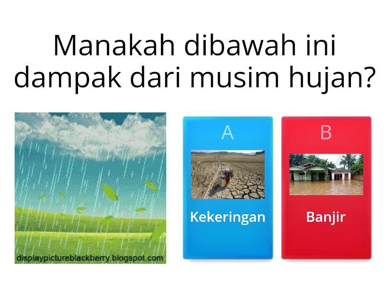 Dampak Musim Hujan Dan Musim Kemarau - Quiz