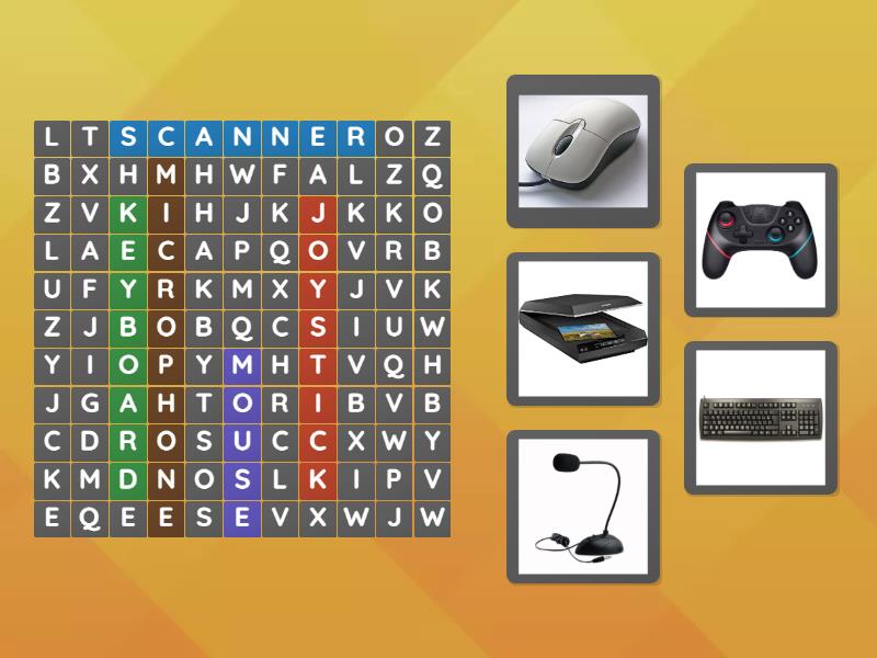 Ch 2- Input devices - Wordsearch