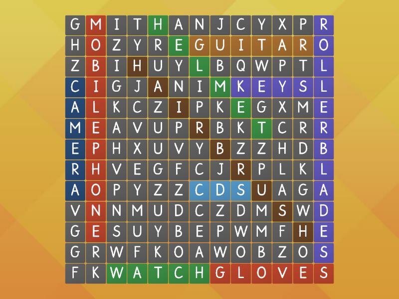 Wordwall module 4. Wordsearch Spotlight 4.