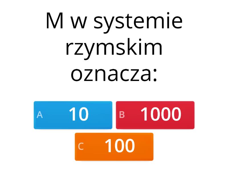 System Rzymski Test