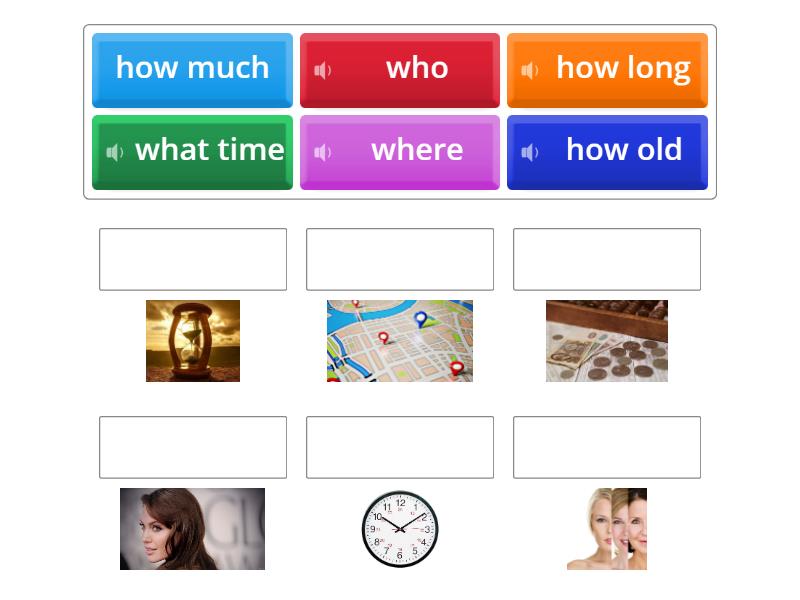 Question words - Match up