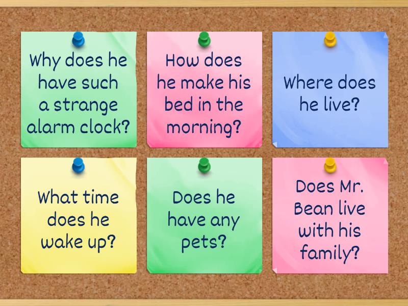 Answer the questions: Present Simple - Flip tiles