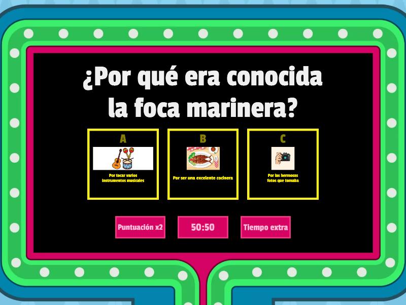 Cuento: "La Foca Y El Faro" - Gameshow Quiz