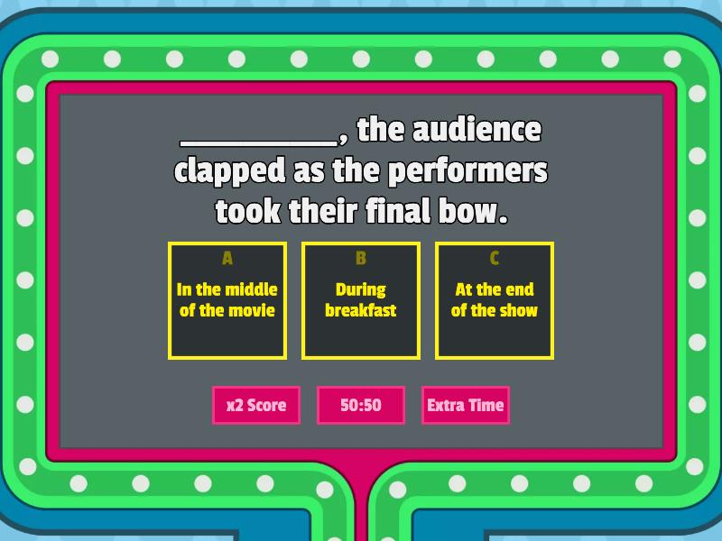 Time Openers - Gameshow quiz