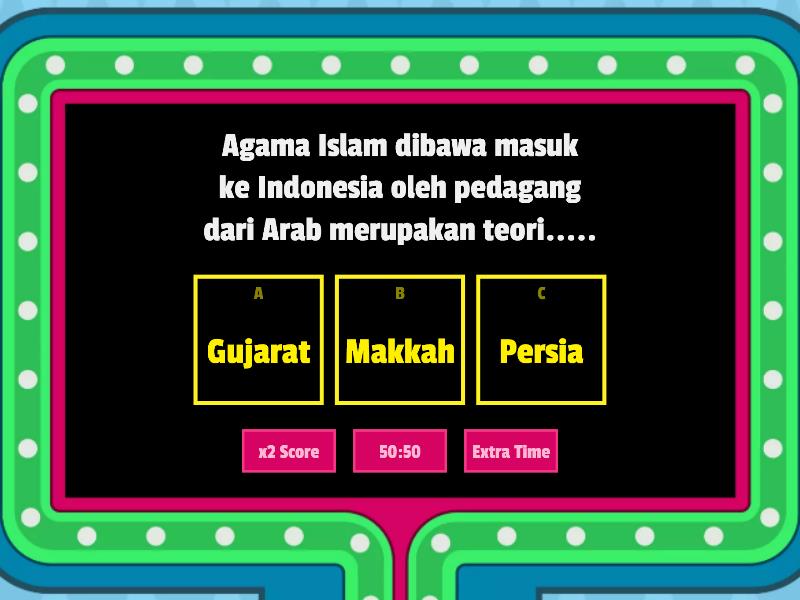 Pilihlah Jawaban Yang Benar. - Gameshow Quiz