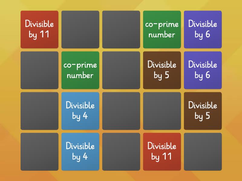 common-multiples-and-common-factos-matching-pairs