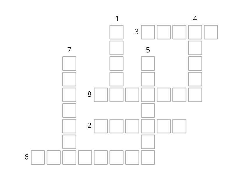 Crucigrama del Sistema Solar - Crossword