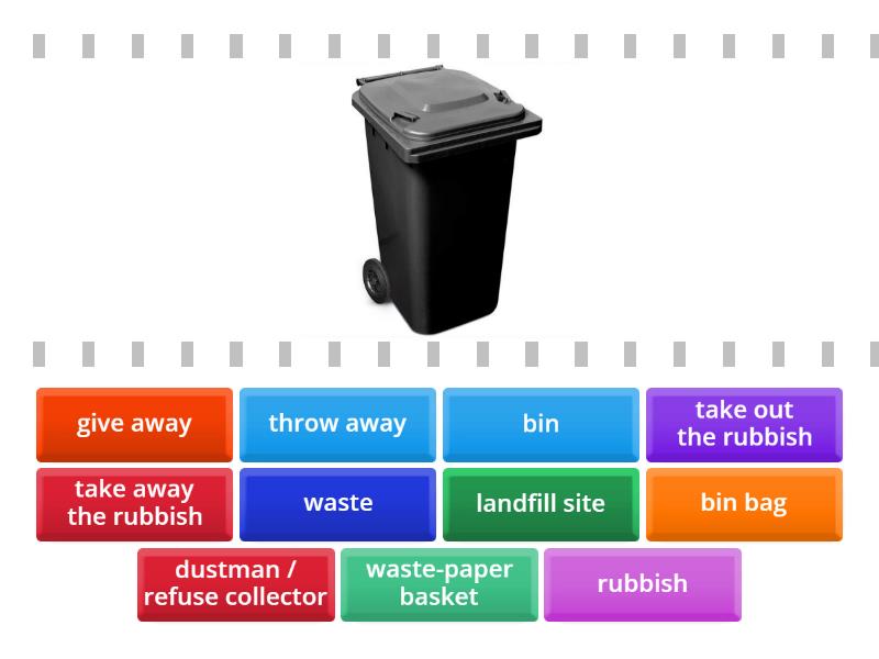 Rubbish nouns and phrasal verbs Find the match