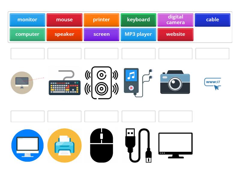 digital technology - Match up