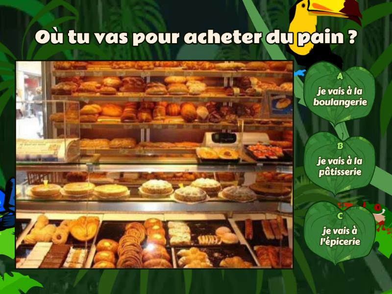 Où Tu Fais Des Achats? - Quiz