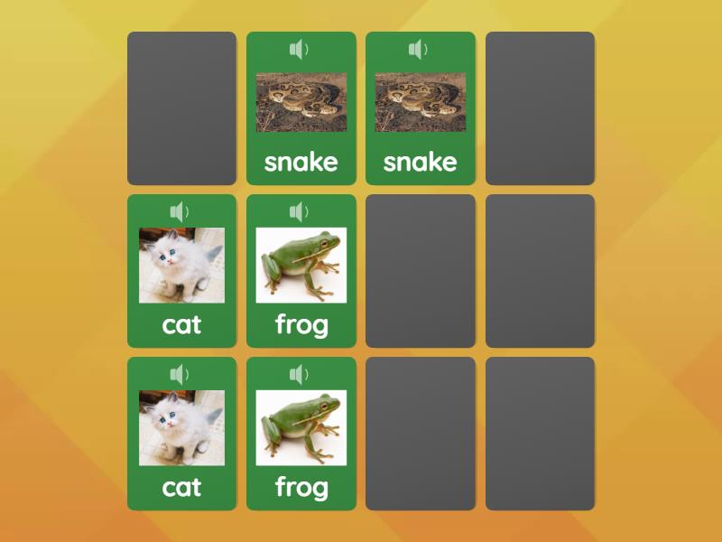 oi frog - Matching pairs