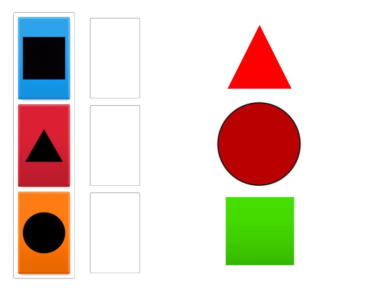 Put each shape to its right place - Match up