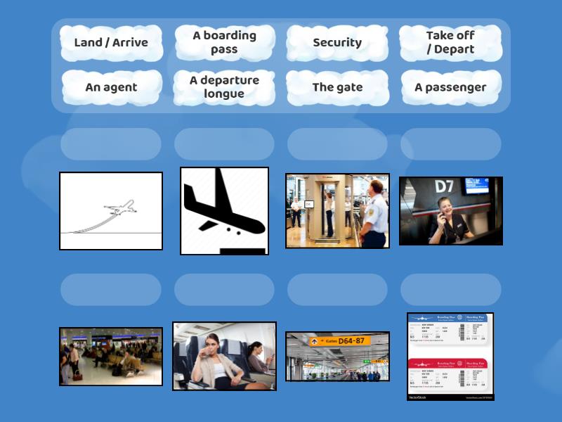 Airport vocabulary - Match up