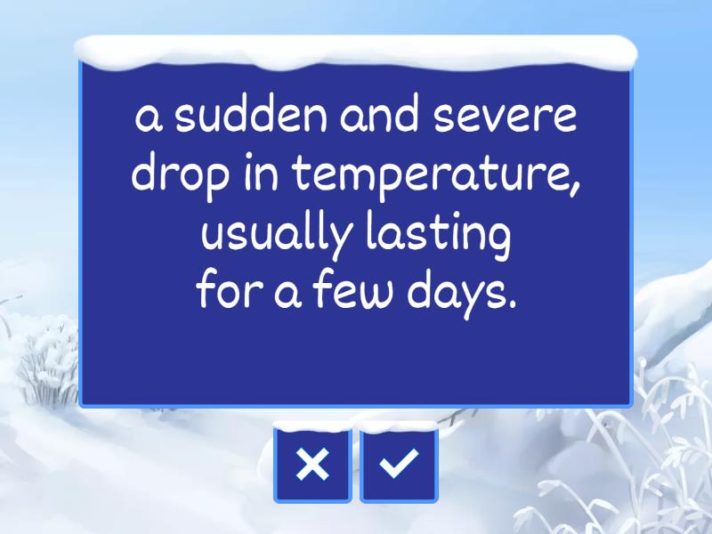 Wintere idioms guess the definition - Flashcards