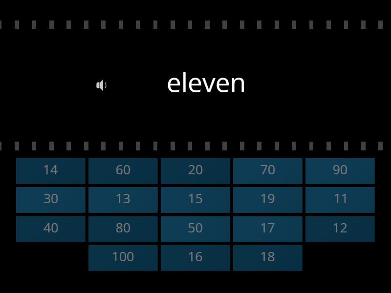 Numbers - Part 2 - Find the match