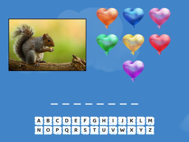 Rodents - Mystery words - Hangman