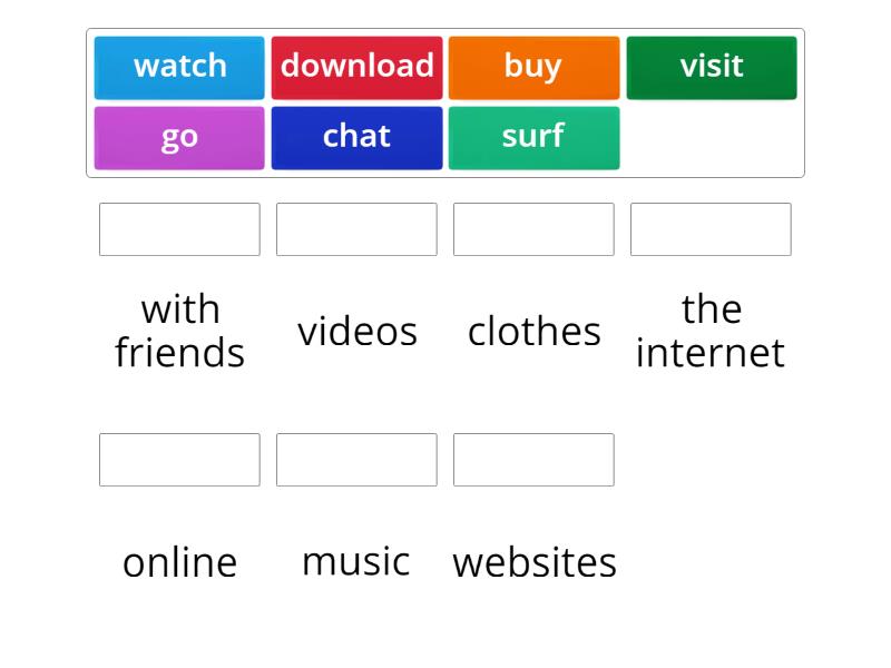 Pr 2 Un 12 Computer vocabulary - Match up