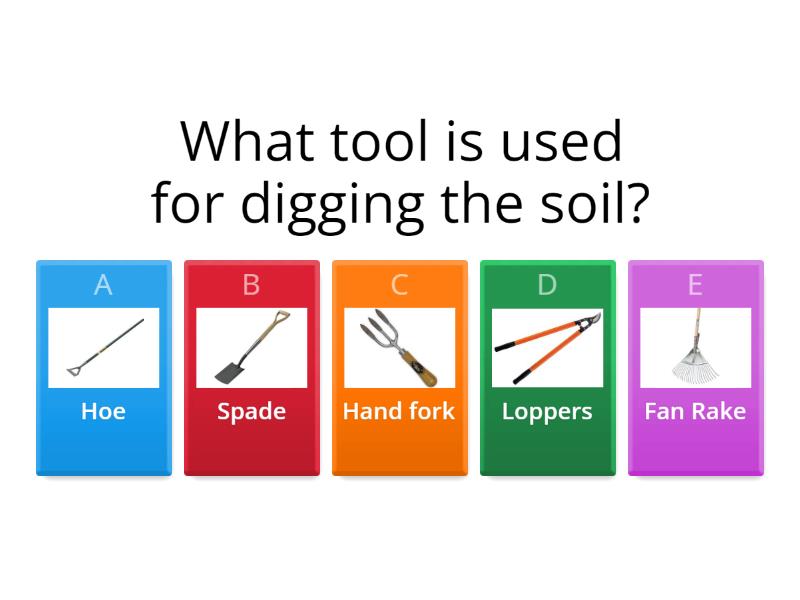 Garden Tools Quiz