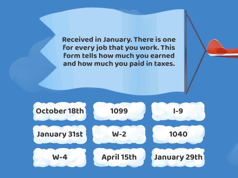 Tax Forms Cada oveja con su pareja