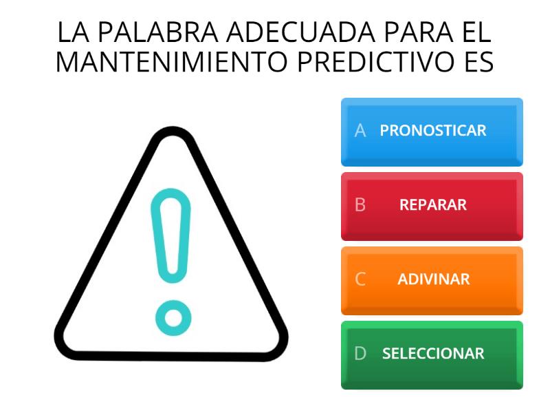 MANTENIMIENTO PREDICTIVO - Quiz