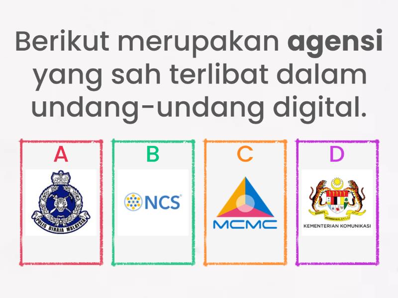 UNDANG-UNDANG DIGITAL - Quiz