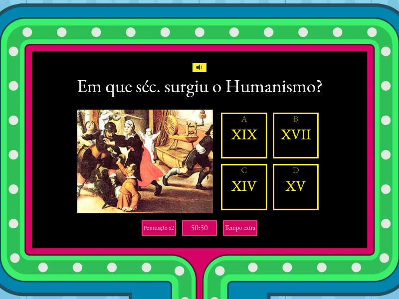 Humanismo gameshow quiz