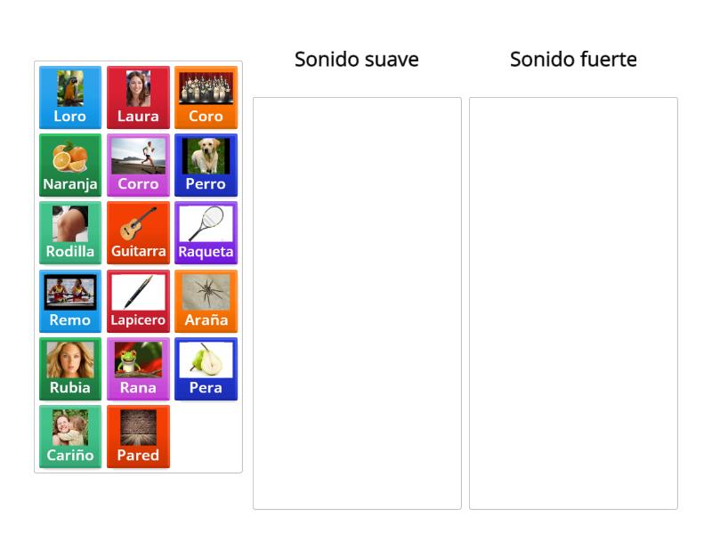 Discriminar Sonido R Suave Y Rr Fuerte - Categorías