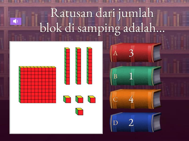 Menentukan Nilai Tempat ( Ratusan, Puluhan, dan Satuan) - Quiz