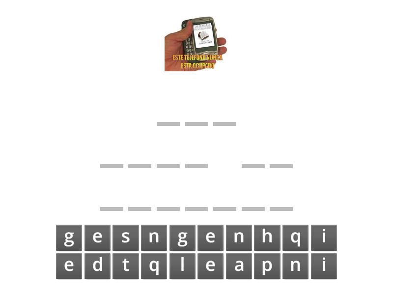Phone Language - Spell the word