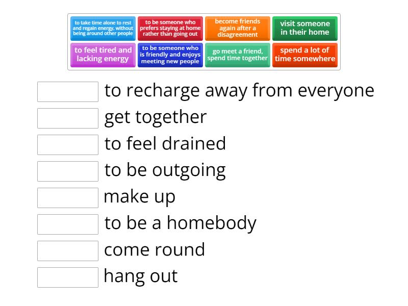 Prepare 4. Phrasal verbs - Match up