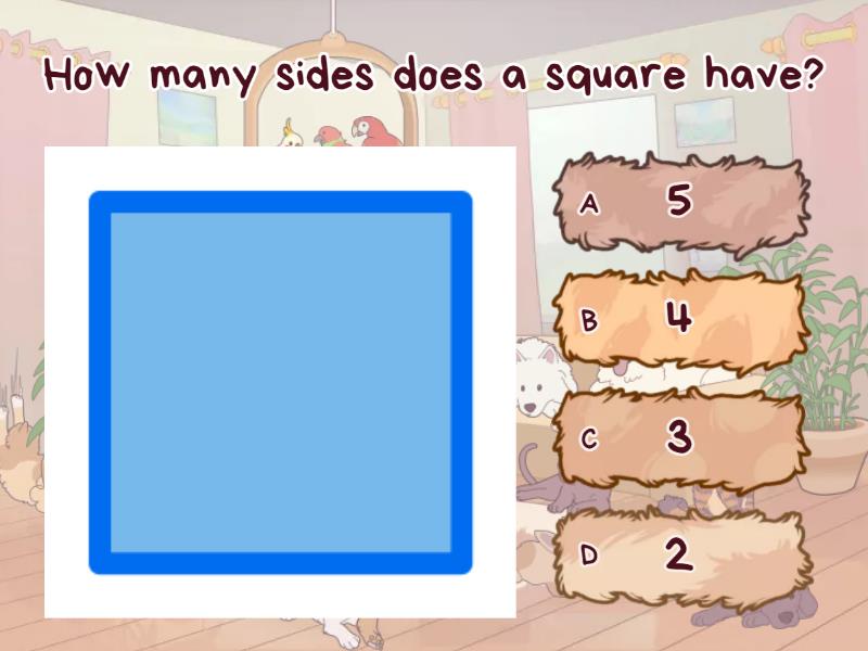 2D SHAPES (VERTICES AND SIDES) - Questionário
