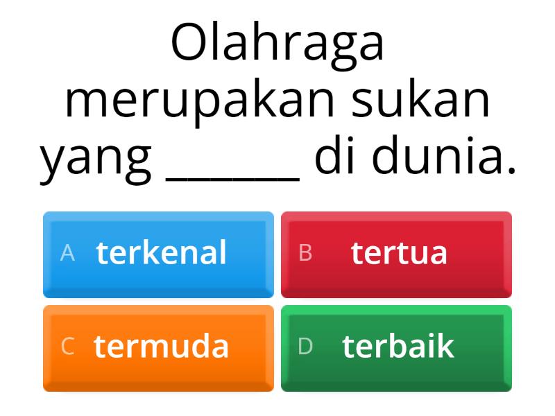 SOALAN OLAHRAGA (40 SOALAN) - Quiz