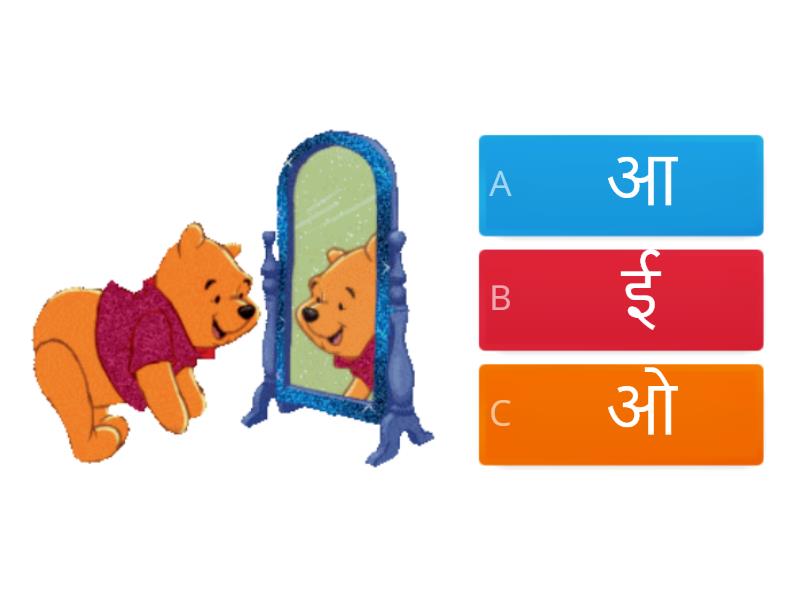 चित्र देखकर सही स्वर पहचानीए। Quiz