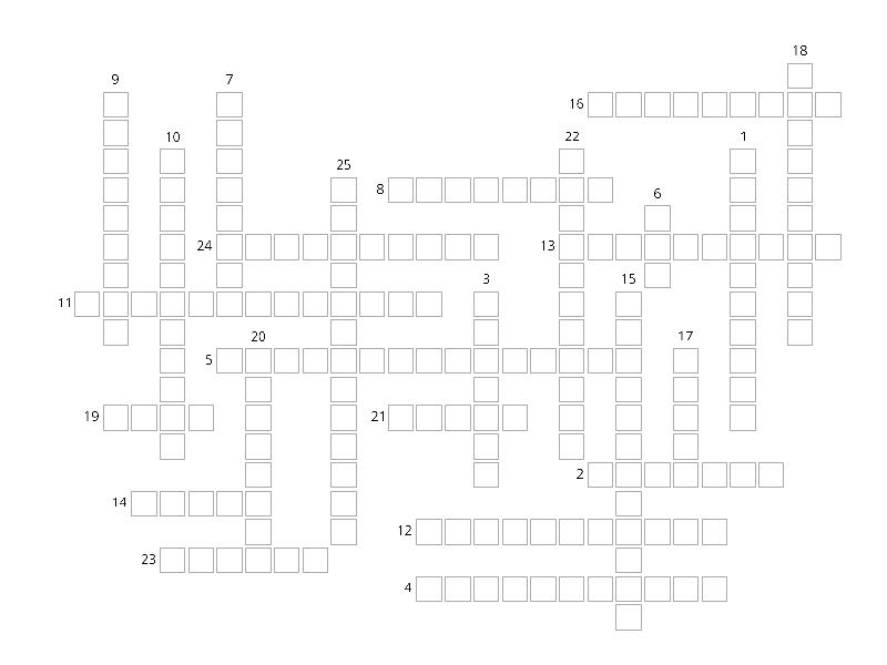 Entertainment Crossword
