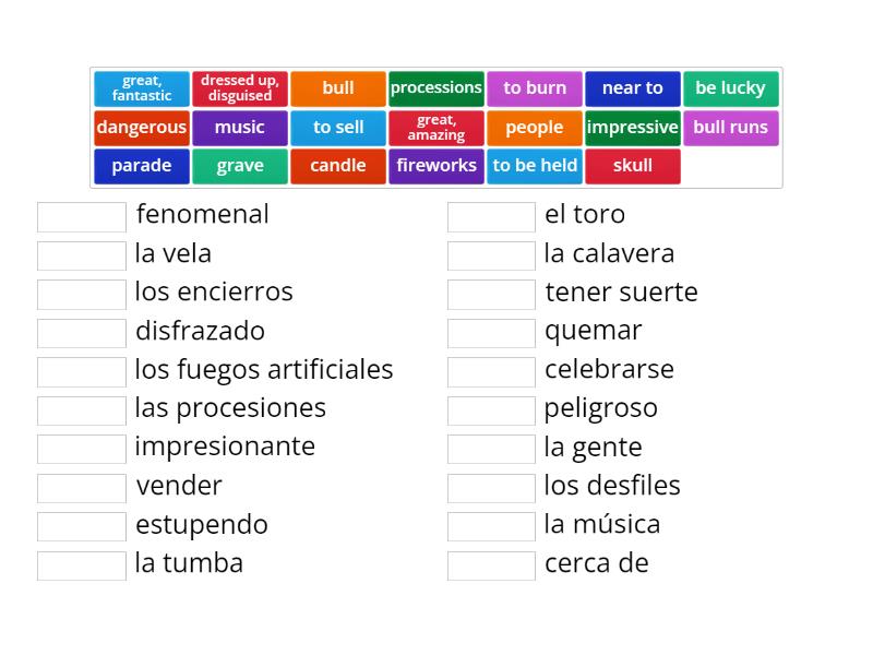 Hoy es fiesta - Match up