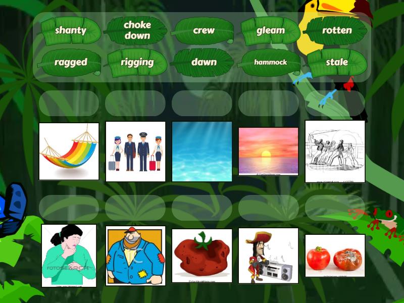 Diary entries Vocab game Match up