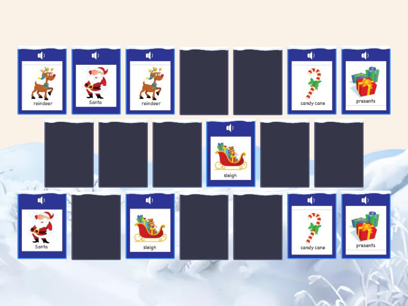 Christmas picture hunt printable