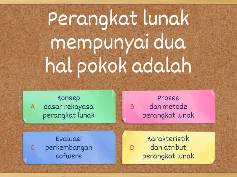 PERANGKAT LUNAK - Quiz