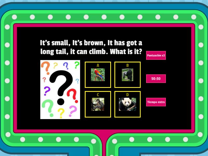 Animal Riddles! - Gameshow quiz