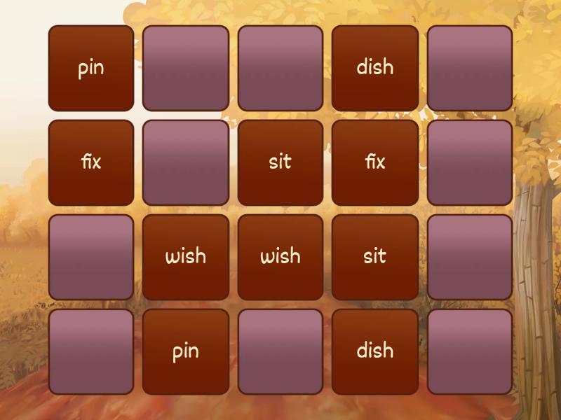 First Grade Lesson 2 - Matching pairs