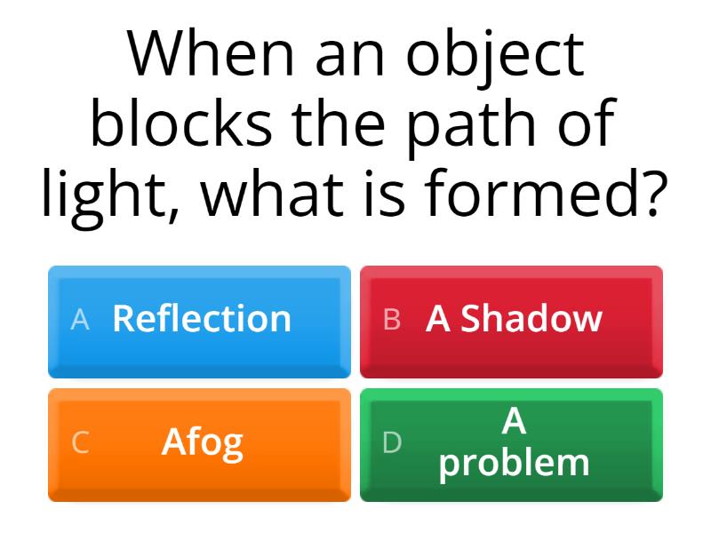 Light And Dark - Quiz