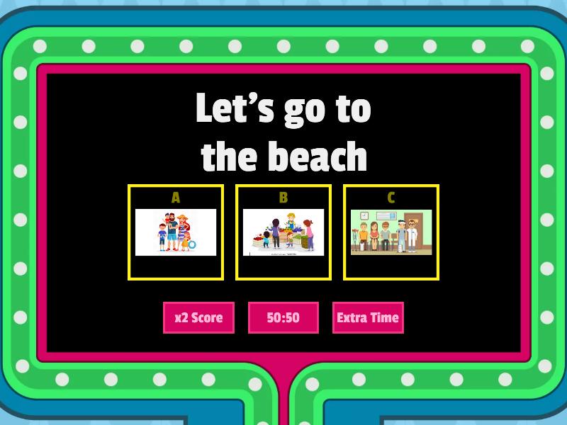 Easy Link 4 Unit 1 - Activities at the Beach - Gameshow quiz