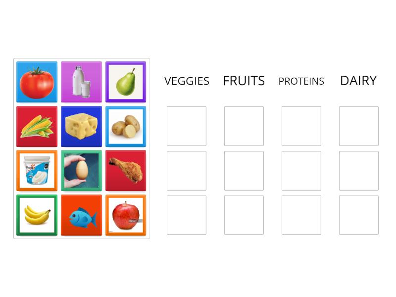FOOD PYRAMID - Group sort