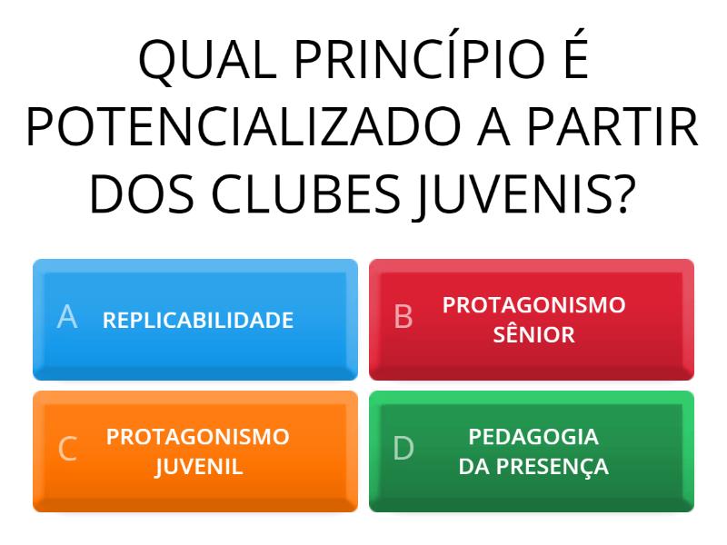 IMERSÃO PEI 2024 - CLUBES JUVENIS E PROTAGONISMO - Questionário