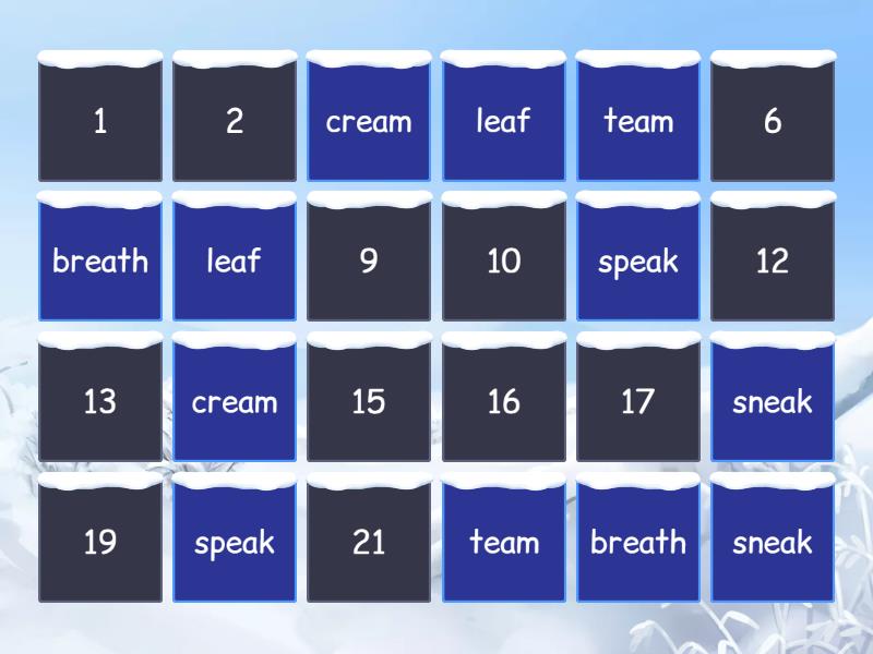 EA Matching (long e and short e) - Matching pairs