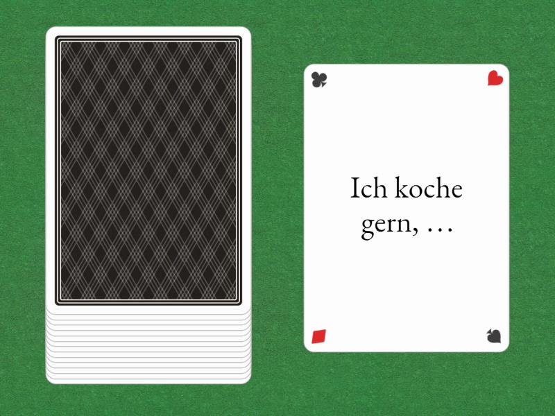 Prima Plus A1 deshalb - Speaking cards
