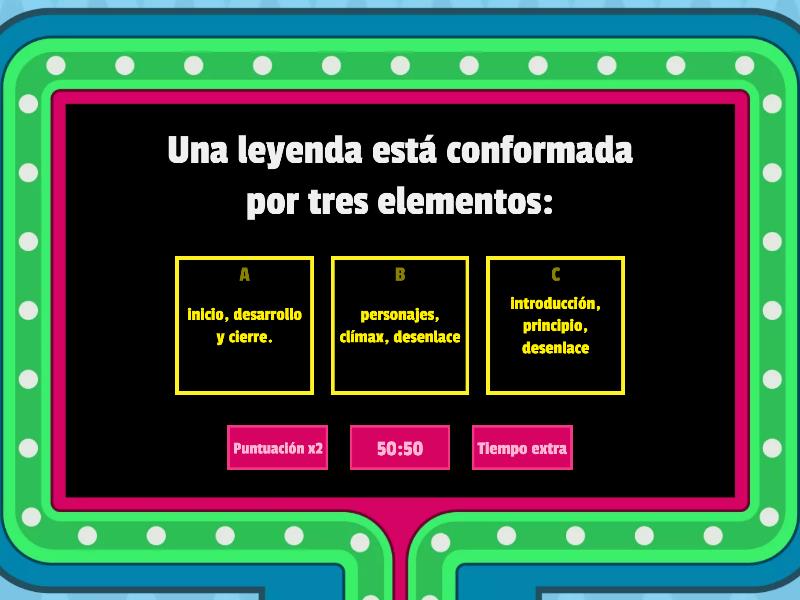 Leyendas - Concurso De Preguntas